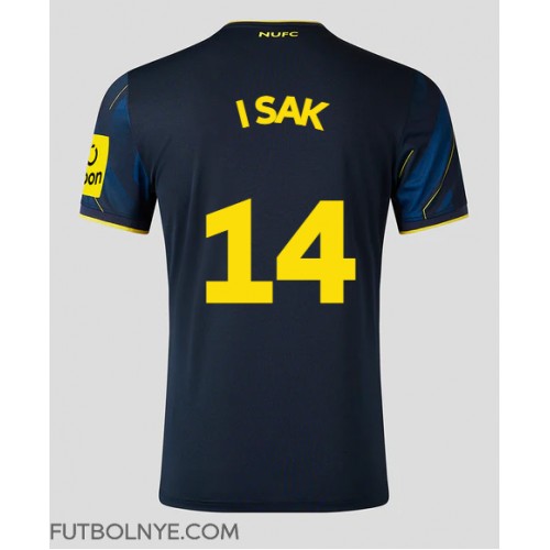 Camiseta Newcastle United Alexander Isak #14 Tercera Equipación 2023-24 manga corta